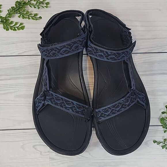 Teva Hurricane 4 Outdoor Sandals Blue and Black Colorway Mens Size 14 main image 8